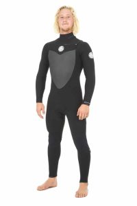 Rip Curl - Flashbomb 4/3 Chest Zip Wetsuit Produktbild - E5 Flash Lining provides stretch, warmth and is super fast drying. Seams are also taped with E5 Flash Lining for extra comfort and seam sealing. Mesh Skin absorbs solar rays ans reduced wind chill.