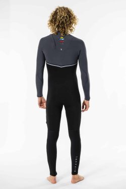 RIP CURL - Flashbomb Search 4/3 Zip Free Wetsuit - Charcoal Produktbild - The perfect combination of stretch and warmth. Now with the E6 Flash Lining throughout the body providing stretch and warmth, and our lightweight super stretch E6 neoprene with Thermo Lining trhoughout the arms and shoulders gives surfers unrestricted paddling and movement.