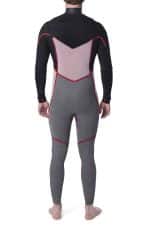 RIP CURL - Dawn Patrol 4/3 Chest Zip Wetsuit - Black Produktbild - The Dawn Patrol is the wetsuit for the surfer who wants high performance and durability, providing great service whilst also being great value. Designed with E5 flash lining, back mesh skin panels and E4 thermoflex neoprene, this 4/3 chest zip steamer will keep you warm in even the coldest waters, all winter long.