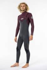 RIP CURL - Dawn Patrol 4/3 Chest Zip Wetsuit - Black Produktbild - The Dawn Patrol is the wetsuit for the surfer who wants high performance and durability, providing great service whilst also being great value. Designed with E5 flash lining, back mesh skin panels and E4 thermoflex neoprene, this 4/3 chest zip steamer will keep you warm in even the coldest waters, all winter long.