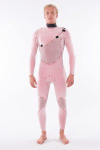 RIP CURL FLASH BOMB ZIPFREE 3mmx2mm サイズM RIP CURL Flashbomb 4/3 Chest Zip Wetsuit - Muted Green