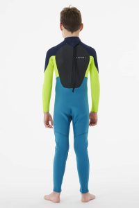 RIP CURL - Junior Omega 4/3 Back Zip Wetsuit - Navy Produktbild - The Omega Junior 4/3mm Back Zip Wetsuit Steamer incorporates some high end features to offer a quality wetsuit at an economical price.