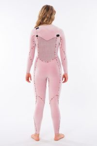 RIP CURL - Women Flashbomb 3/2 Wetsuit - Black Produktbild - Now with E6 Flash Lining that provides 2% stretch, warmth and is super fast drying. Seams are also taped with E6 Flash Lining tape for extra comfort and water seam sealing. Mesh skin panels absorb solar rays and reduce wind chill.