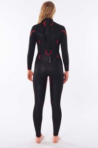 RIP CURL - Women Omega 4/3 Back Zip Wetsuit - Black Produktbild - '- High-end features at an affordable price\n- Easy to put on thanks to back zipper\n- E5 and E3 neoprene