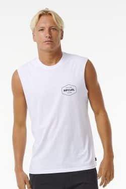 RIP CURL Stapler Muscle - White
