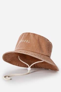 RIP CURL Washed Upf Mid Brim Hat - Washed Brown