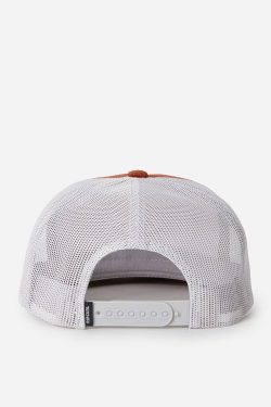 RIP CURL - Premium Surf Trucker - Terracotta Produktbild - Schwarze Surfer Cap, ideal für Strand- und City-Look.