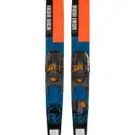 RADAR Origin Combos Ski w/ Adj Horseshoe Bindings Black/Blue/Orange Waterski