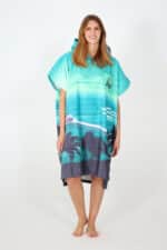 After Essentials Poncho Destination Malibu