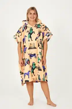 AFTER ESSENTIALS Poncho Fast West - Desert