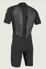 O'NEILL - Men Reactor 2 2mm Back Zip S/S Springsuit - Black - Premium wetsuit for ultimate comfort and performance.