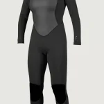 O'NEILL - Women Reactor 2 3/2mm Back Zip Full Wetsuit - Black - Premium wetsuit for ultimate comfort and performance.
