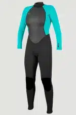 O'NEILL - Women Reactor 2 3/2mm Back Zip Full Wetsuit - Blue - Premium wetsuit for ultimate comfort and performance.