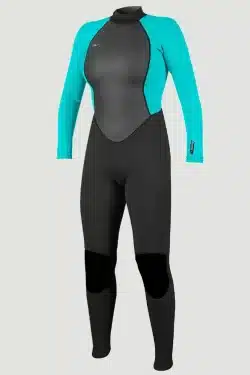 O'NEILL - Women Reactor 2 3/2mm Back Zip Full Wetsuit - Blue - Premium wetsuit for ultimate comfort and performance.