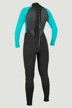 O'NEILL - Women Reactor 2 3/2mm Back Zip Full Wetsuit - Blue - Premium wetsuit for ultimate comfort and performance.