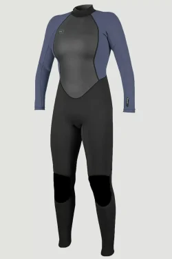 O'NEILL - Women Reactor 2 3/2mm Back Zip Full Wetsuit - Mist - Premium wetsuit for ultimate comfort and performance.