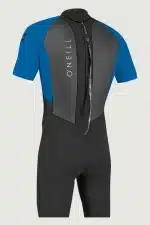 O'NEILL - Youth Reactor 2 2mm Back Zip S/S Springsuit - Blue - Premium wetsuit for ultimate comfort and performance.