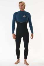 RIP CURL - E Bomb 3/2 Zip Free Wetsuit Produktbild - Enjoy the perfect balance of flexibility and warmth with the Rip Curl E-Bomb 3/2 Zip Free Wetsuit. Designed to optimize your surf sessions, this wetsuit incorporates advanced features for ultimate performance. The E7 and E6 thermo lining neoprene ensures superior insulation and freedom of movement. With critical stress point taping and E6 tape, this suit offers exceptional durability. Sealed cuffs keep cold water from rushing in, and an external key pocket provide added convenience. Drop in with confidence and surf to your full potential in the E-Bomb 3/2 Zip Free Wetsuit.