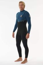 RIP CURL - E Bomb 3/2 Zip Free Wetsuit Produktbild - Enjoy the perfect balance of flexibility and warmth with the Rip Curl E-Bomb 3/2 Zip Free Wetsuit. Designed to optimize your surf sessions, this wetsuit incorporates advanced features for ultimate performance. The E7 and E6 thermo lining neoprene ensures superior insulation and freedom of movement. With critical stress point taping and E6 tape, this suit offers exceptional durability. Sealed cuffs keep cold water from rushing in, and an external key pocket provide added convenience. Drop in with confidence and surf to your full potential in the E-Bomb 3/2 Zip Free Wetsuit.