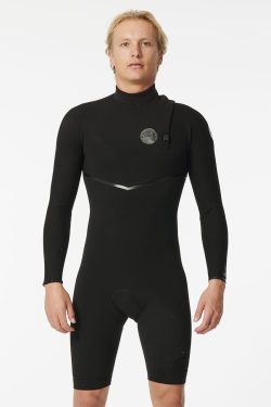 RIP CURL - E Bomb Zip Free 2/2 Long Sleeve Springsuit Produktbild - E Bomb Zip Free 2/2 Long Sleeve Springsuit Experience ultimate comfort and performance with our E Bomb Zip Free 2/2 Long Sleeve Springsuit. Made from E7 and E6 thermo lining neoprene with critical stress point taping and an external key pocket, this springsuit offers superior warmth, flexibility, and convenience for all your surfing adventures.