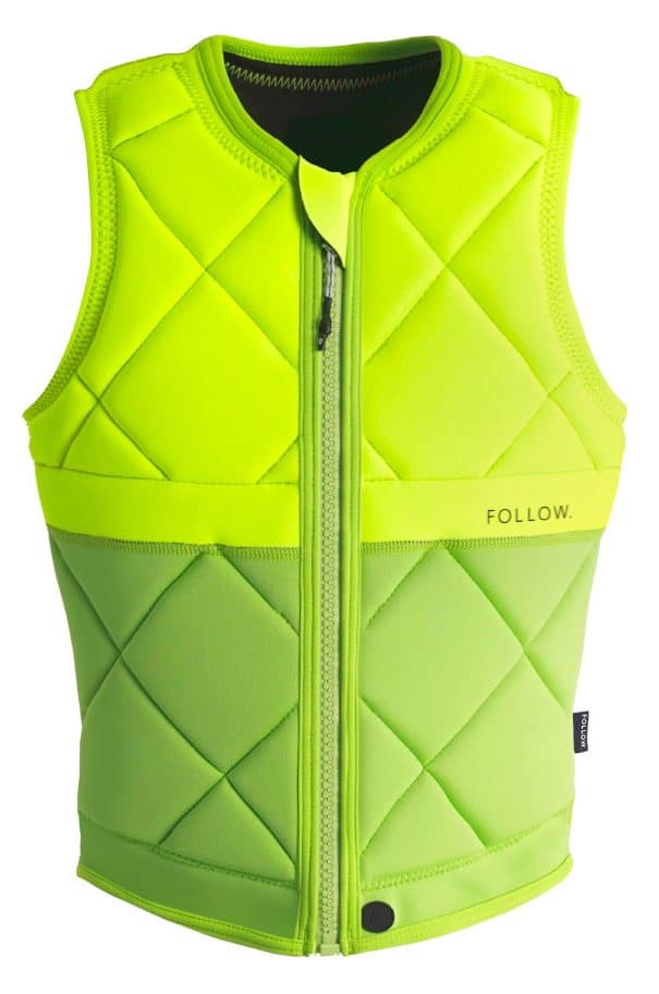 FOLLOW Athena Womens Wake Impact Vest - Fluro Yellow-8