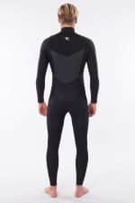 RIP CURL - Dawn Patrol 4/3 Chest Zip Wetsuit - Black Produktbild - The Dawn Patrol is the wetsuit for the surfer who wants high performance and durability, providing great service whilst also being great value. Designed with E5 flash lining, back mesh skin panels and E4 thermoflex neoprene, this 4/3 chest zip steamer will keep you warm in even the coldest waters, all winter long.