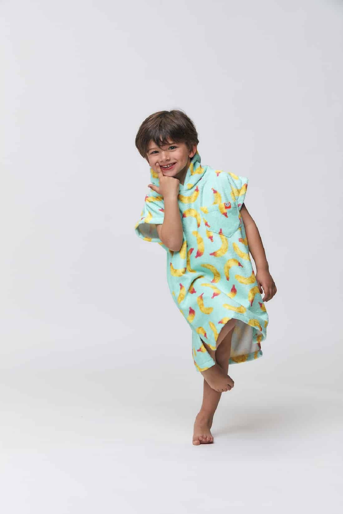 AFTER ESSENTIALS Babies Poncho - Banana Stain2