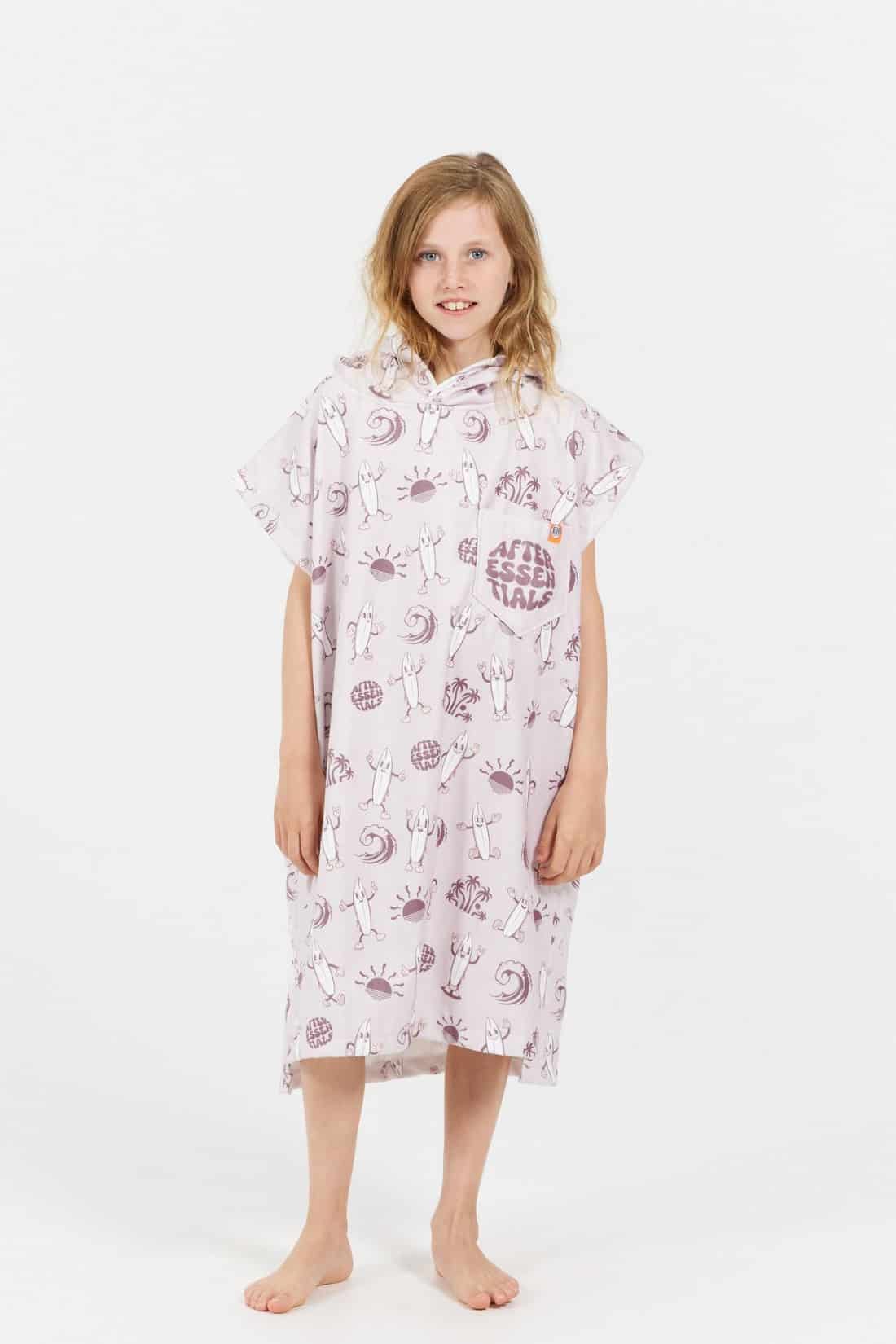 AFTER ESSENTIALS Kids Poncho - Surf Mascot