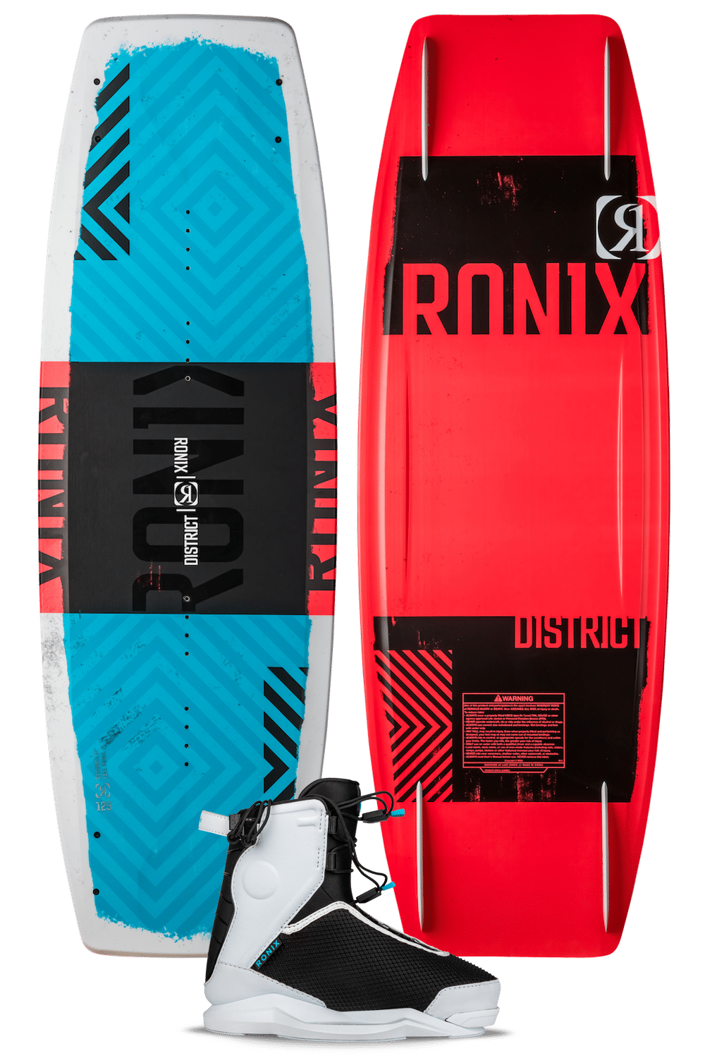 Ronix 2026 Boy's District W:vision Pro Junior Boat Wakeboard Package Ronix 2026 Boy's District W:vision Pro Junior Boat Wakeboard Package