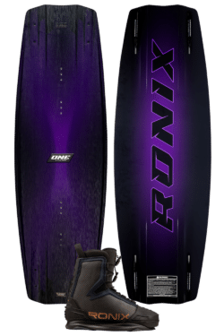Ronix 2026 One Blackout Wone Carbitex Boat Wakeboard Package