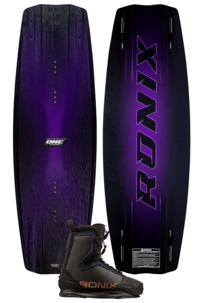 Ronix 2026 One Blackout Wone Carbitex Boat Wakeboard Package