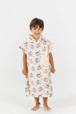 After Essentials Babies Poncho Dino Peach