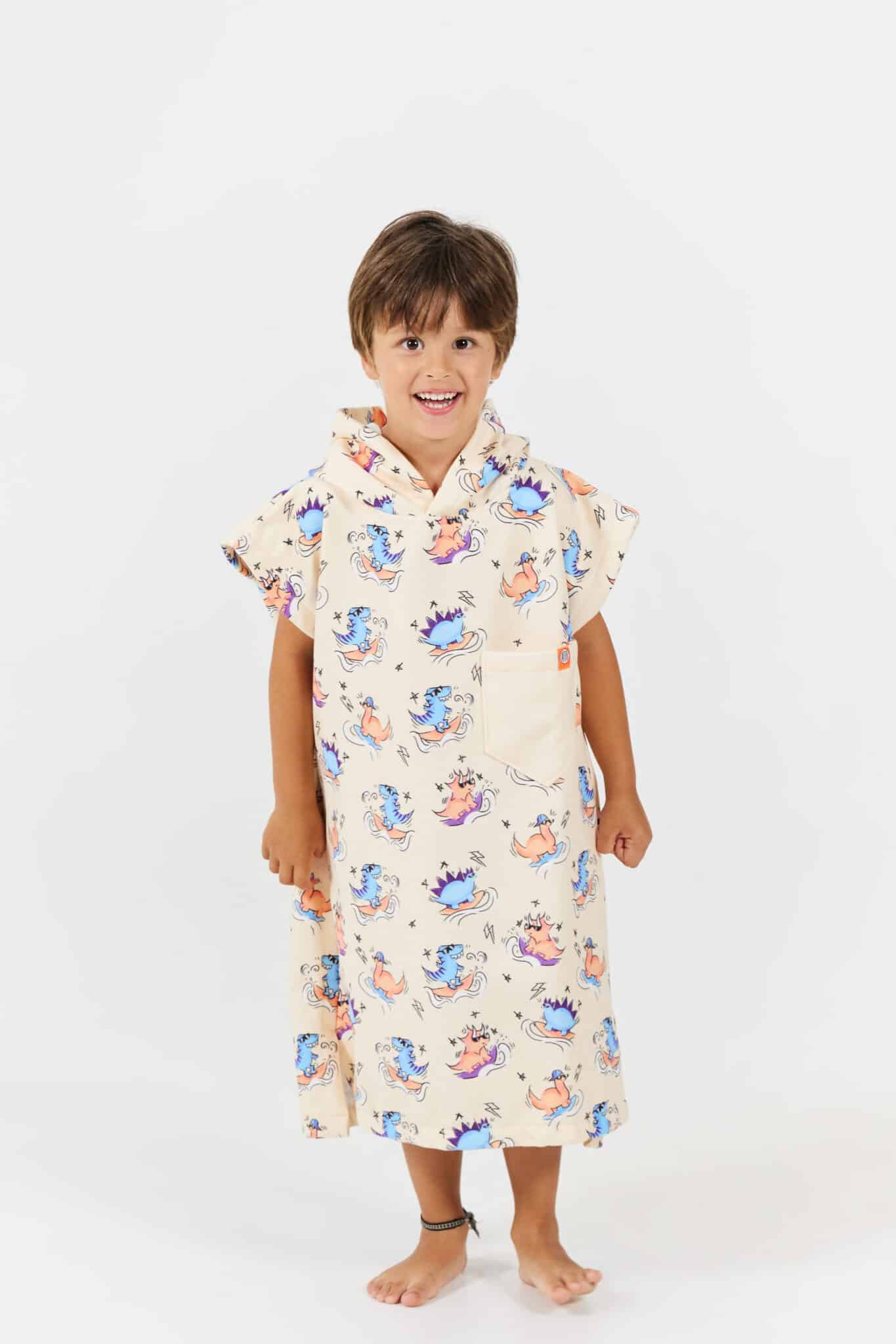 After Essentials Babies Poncho Dino Peach After Essentials Babies Poncho Dino Peach