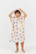After Essentials Babies Poncho Dino Peach1