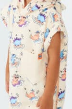 After Essentials Babies Poncho Dino Peach6