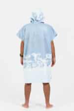 After Essentials Inline Series Poncho Gradient Bleached Blue2