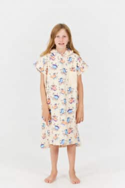 After Essentials Kids Poncho Dino Peach