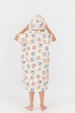 After Essentials Kids Poncho Dino Peach1