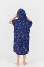 After Essentials Kids Poncho Shark Design1