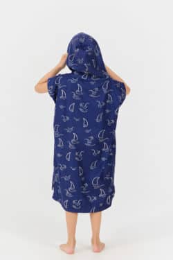 After Essentials Kids Poncho Shark Design1