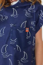 After Essentials Kids Poncho Shark Design3