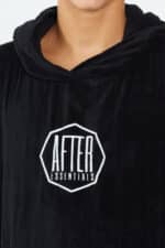 After Essentials Logo Poncho Black4