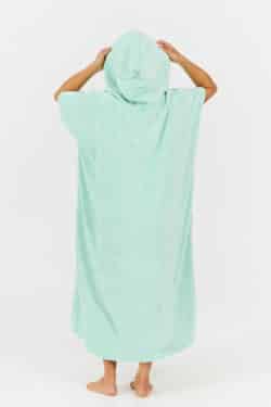 After Essentials Logo Poncho Mint1