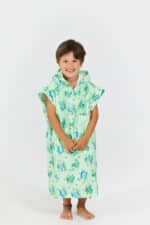 After Essentials Poncho Toddler Dino Green