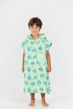 After Essentials Poncho Toddler Dino Green3