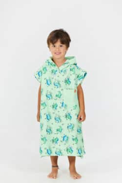 After Essentials Poncho Toddler Dino Green3