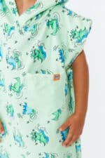 After Essentials Poncho Toddler Dino Green6