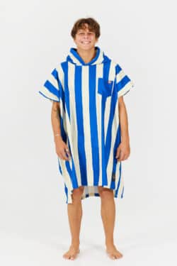 After Essentials Swim Club Poncho Stripes Blue
