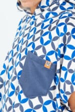 After Essentials Swim Club Poncho Vertigo Blue Star4