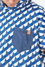 After Essentials Swim Club Poncho Vertigo Blue3